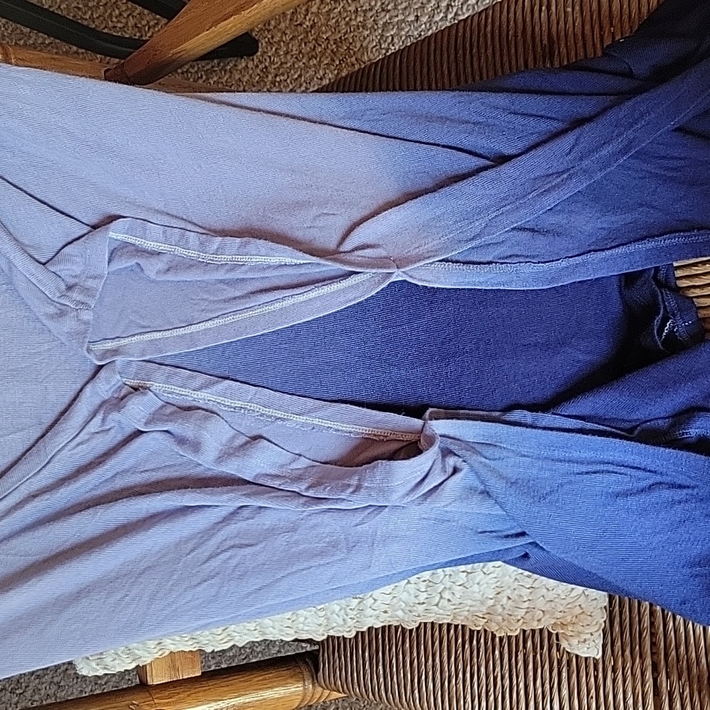 Lane Bryant, blue ombre short sleeve top, size 22/24 - Picture 7 of 12